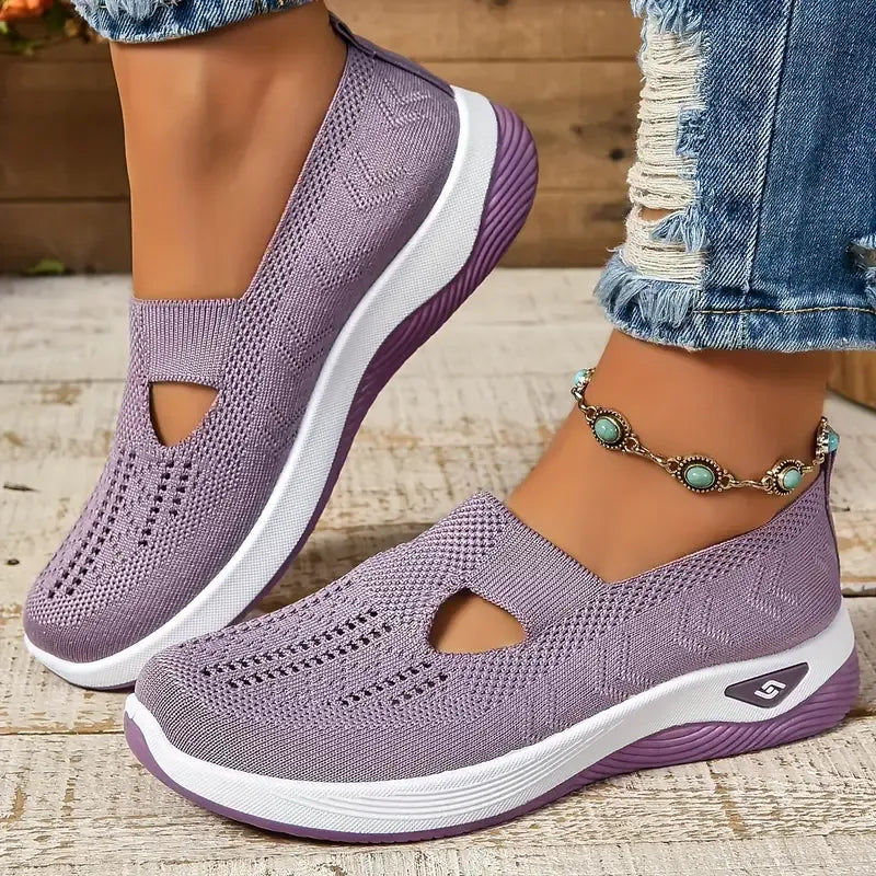 Women's Casual Breathable Slip On Orthopaedic Walking Sneakers