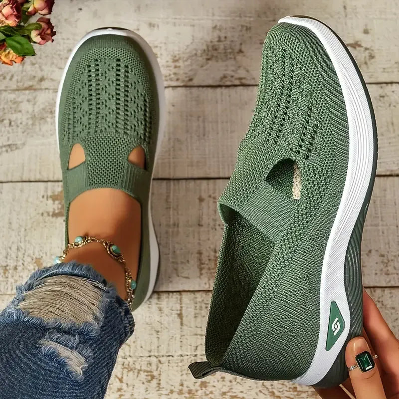 Women's Casual Breathable Slip On Orthopaedic Walking Sneakers