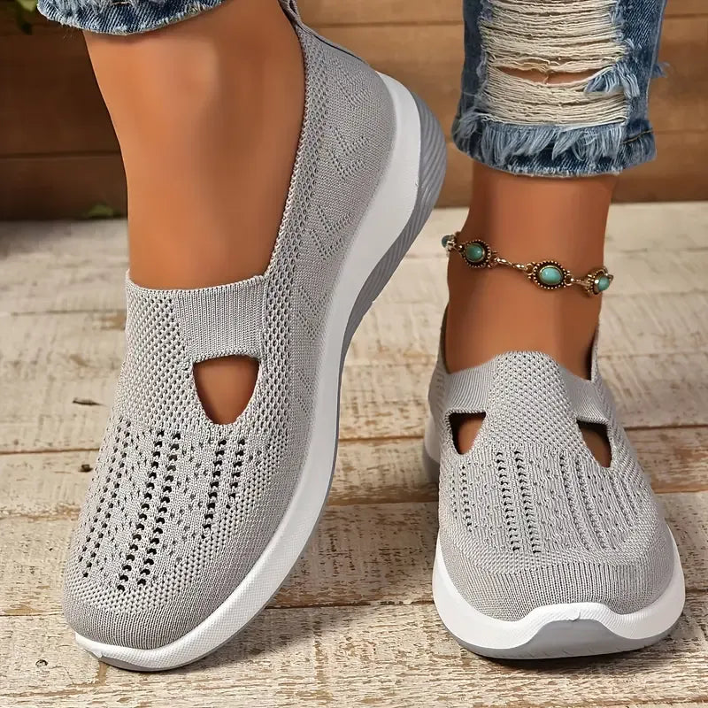 Women's Casual Breathable Slip On Orthopaedic Walking Sneakers