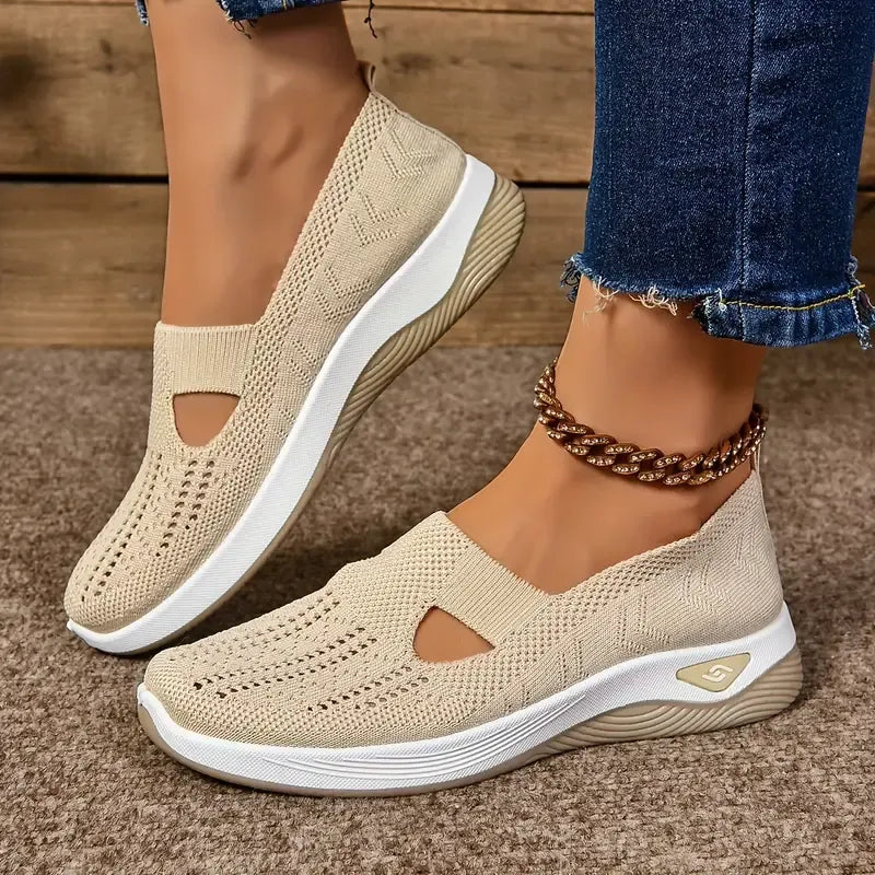 Women's Casual Breathable Slip On Orthopaedic Walking Sneakers